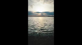 Overlooking the water