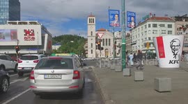 Street shots of Sarajevo ahead of general elections in Bosnia and Herzegovina