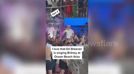 Ed Sheeran surprised clubbers in Ibiza with impromptu gig