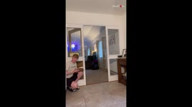 Boy takes prank wars with mom to a whole new level by SMASHING cake in her face