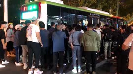 Residents lift bus up to free man trapped underneath in China