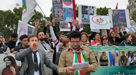 Kurdish community protest in London over Mahsa Amini's death