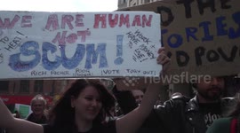 Hundreds of Nottingham protesters march against rising cost of living