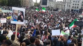Hundreds of Londoners protest death of Mahsa Amini on global day of action