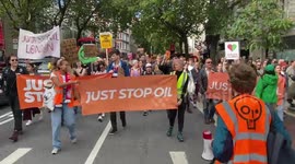 Climate activists occupy Westminster