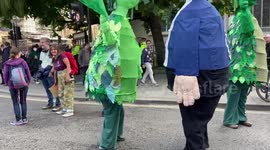 Climate activists occupy Westminster