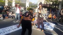 Just Stop Oil and Extinction Rebellion protesters occupy Parliament Square