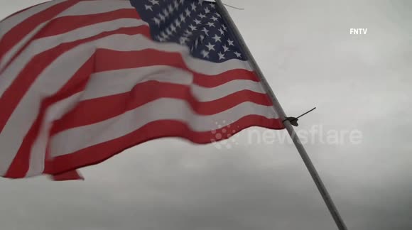 Protest Against Migrant Center Being Built on Orchard Beach