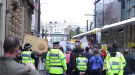 Giant Turnout For Enough Is Enough/ Dont Pay Uk Rally In Manchester England Today