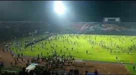 Arema FC VS Persebaya Riot In Malang, Indonesia