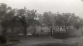 Whiteout conditions in the eyewall of Hurricane Ian