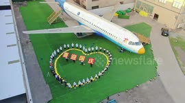 Chinese Mark National Day In Zhenjiang, Jiangsu, China