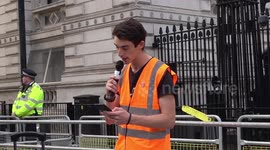 Just Stop Oil protestors block home of the Prime Minister, 10 Downing Street