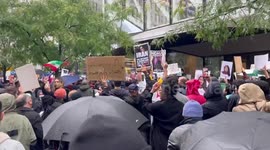 Protesters call for New York Times at rally for Mahsa Amini in NY, US