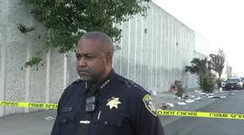 Oakland’s 100th Homicide's Crime Scene And Press Conference In CA, US