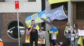 Ukrainians continue protest activity at Amnesty International Australia following release of report, which blames them