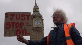 Just Stop Oil activists blockade Parliament Square in latest demonstration
