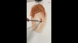 Russian artist relies on his brilliant oil painting skills to portray a beautiful woman