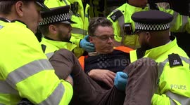 54 arrested after climate activists occupy Parliament Square