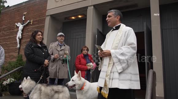 Animal Blessing In NYC Queens for the Feast of St. Francis