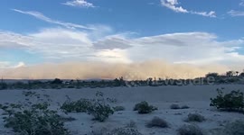 US: Large Dust Storm Moves Through Southern California 3