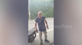American tourist attacks locals in drunken rampage before being arrested in Thailand