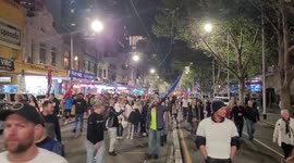 Australia: Protesters March Through Melbourne CBD To Denounce COVID Restrictions