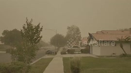 Large Dust Storm Moves Through Imperial Valley, California, USA