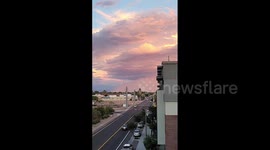 US: Dust Storm Rolls Into Phoenix Metro Area, Arizona