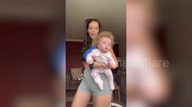 'My baby's 'crazy' hair sticks out in every direction - people even stop me on the street'