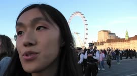 Animal Rebellion protester who poured milk on the road gives reason as to why, as police move in to remove protesters from Westminster Bridge
