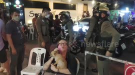 Drunk German smashes four cars and attempts to escape with pet Chihuahua in Thailand