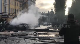 Russia's rocket attack on Kyiv, Ukraine, leaves at least 8 killed