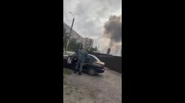 Ukrainians cry as Dnipro hit by multiple missiles