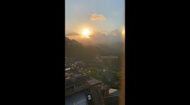 Time lapse sun set in Jiufen Taiwan, August 2022. It was a beautiful day and a perfect time to catch the sun set.