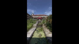 TikToker, 23, goes viral exploring abandoned HOTEL where everything has been left behind – including food on plates and fully made-up rooms. Part 1