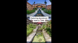 TikToker, 23, goes viral exploring abandoned HOTEL where everything has been left behind – including food on plates and fully made-up rooms. Part 2