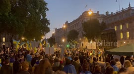 UK: Anti-War Protest In London After Russian Missiles Rock Several Ukrainian Cities