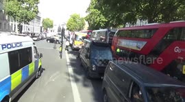 Insulate Britain activists cause traffic chaos by blocking road outside Parliament