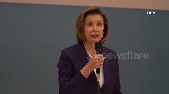 Nancy Pelosi speaks on immigration crisis and her controversial visit to Taiwan