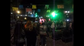 Folk music concert and related dances, in Sant'Anastasia, near Naples in Italy.
