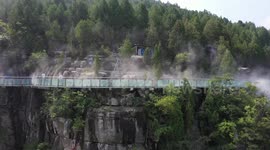 Glass Plank Road In Zaozhuang, China