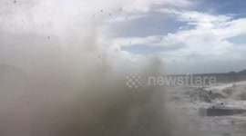 Typhoon Hagupit In Zhoushan, Zhejiang, China