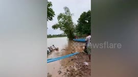 Eight schoolchildren dead after ferry carrying pupils sinks in Cambodia