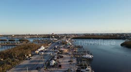 Drone footage shows the devastation left in Fort Meyers after Hurricane Ian