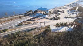 Drone footage shows the devastation left in Fort Meyers after Hurricane Ian
