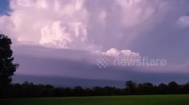 Fulton, Mississippi supercell storm moving into western Alabama