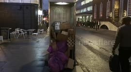 The worst telephone box in London? Public facility used as rubbish dump near Tottenham Court Road
