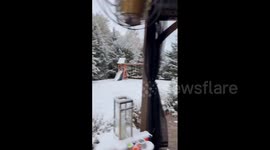US: First Snow Of The Season Covers Much Of Minnesota