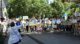 Ukrainian Defender Day Rally in Sydney, Australia